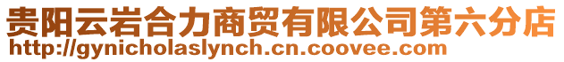 貴陽云巖合力商貿有限公司第六分店