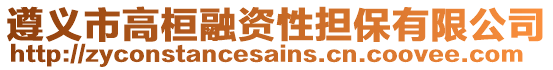 遵義市高桓融資性擔保有限公司