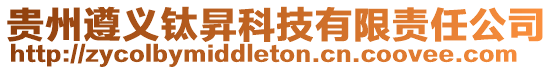 貴州遵義鈦昇科技有限責任公司