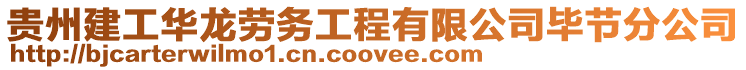 貴州建工華龍勞務(wù)工程有限公司畢節(jié)分公司