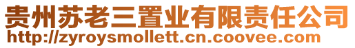 貴州蘇老三置業(yè)有限責(zé)任公司