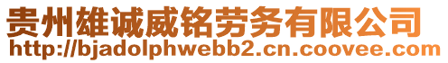 貴州雄誠(chéng)威銘勞務(wù)有限公司