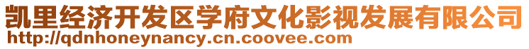 凱里經(jīng)濟(jì)開發(fā)區(qū)學(xué)府文化影視發(fā)展有限公司