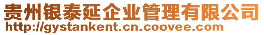 貴州銀泰延企業管理有限公司
