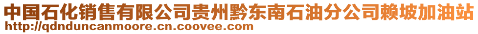 中國石化銷售有限公司貴州黔東南石油分公司賴坡加油站