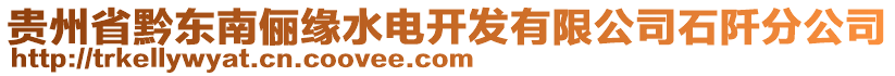 貴州省黔東南儷緣水電開發(fā)有限公司石阡分公司