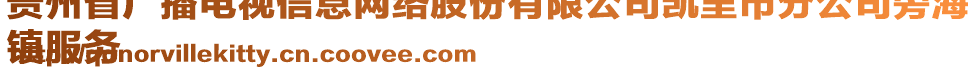 貴州省廣播電視信息網絡股份有限公司凱里市分公司旁海
鎮(zhèn)服務