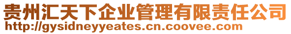 貴州匯天下企業(yè)管理有限責任公司