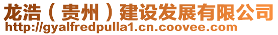 龍浩(貴州)建設發展有限公司