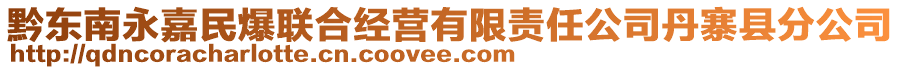 黔东南永嘉民爆联合经营有限责任公司丹寨县分公司