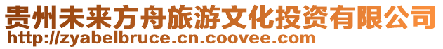 贵州未来方舟旅游文化投资有限公司