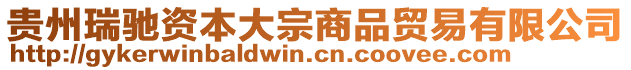 貴州瑞馳資本大宗商品貿(mào)易有限公司