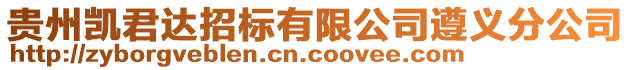 貴州凱君達招標有限公司遵義分公司