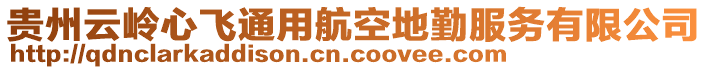 貴州云嶺心飛通用航空地勤服務(wù)有限公司