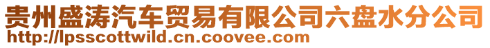 貴州盛濤汽車貿易有限公司六盤水分公司