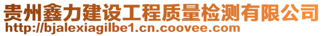 貴州鑫力建設(shè)工程質(zhì)量檢測(cè)有限公司