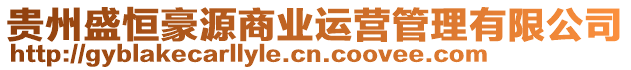 貴州盛恒豪源商業(yè)運(yùn)營(yíng)管理有限公司