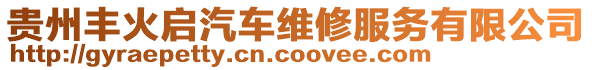 貴州豐火啟汽車維修服務有限公司