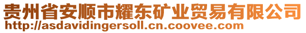 貴州省安順市耀東礦業(yè)貿(mào)易有限公司