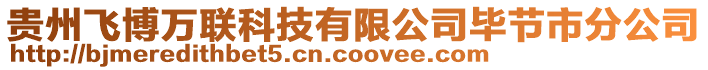 貴州飛博萬聯科技有限公司畢節市分公司