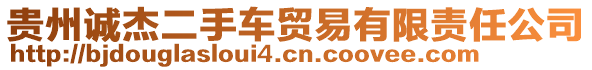 貴州誠杰二手車貿易有限責任公司