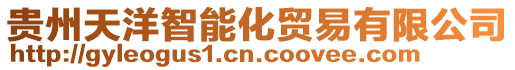 貴州天洋智能化貿(mào)易有限公司