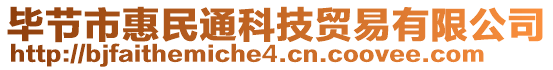 畢節(jié)市惠民通科技貿(mào)易有限公司