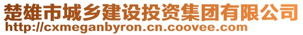 楚雄市城鄉(xiāng)建設(shè)投資集團(tuán)有限公司