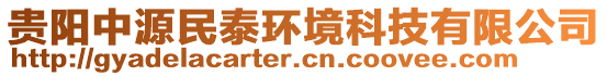 貴陽中源民泰環(huán)境科技有限公司