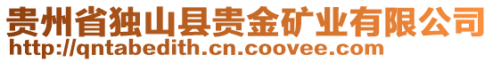 貴州省獨(dú)山縣貴金礦業(yè)有限公司