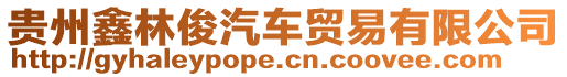 貴州鑫林俊汽車貿易有限公司