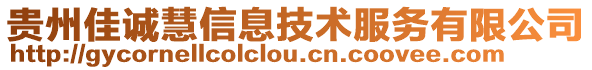 貴州佳誠(chéng)慧信息技術(shù)服務(wù)有限公司