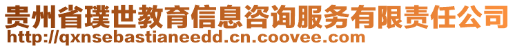 貴州省璞世教育信息咨詢服務(wù)有限責任公司