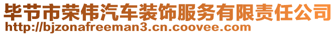 畢節(jié)市榮偉汽車裝飾服務(wù)有限責任公司