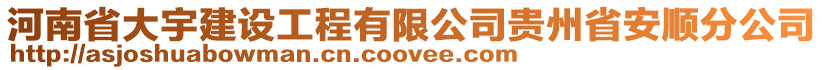 河南省大宇建設(shè)工程有限公司貴州省安順?lè)止? style=