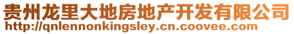 貴州龍里大地房地產(chǎn)開發(fā)有限公司