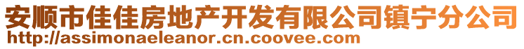 安順市佳佳房地產開發有限公司鎮寧分公司