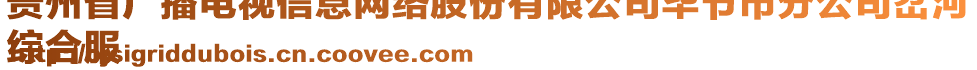 貴州省廣播電視信息網(wǎng)絡股份有限公司畢節(jié)市分公司岔河
綜合服