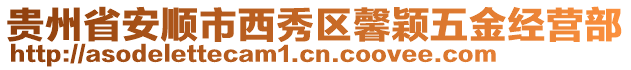 貴州省安順市西秀區(qū)馨穎五金經(jīng)營部