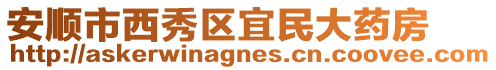 安順市西秀區(qū)宜民大藥房