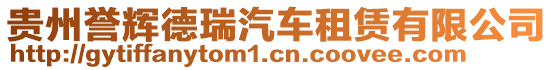 貴州譽(yù)輝德瑞汽車租賃有限公司