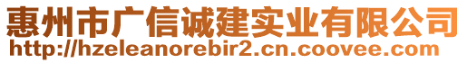 惠州市廣信誠建實業(yè)有限公司
