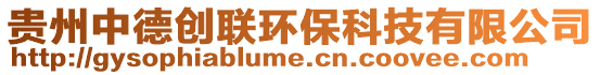 貴州中德創(chuàng)聯(lián)環(huán)保科技有限公司