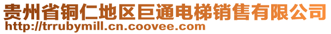 貴州省銅仁地區(qū)巨通電梯銷售有限公司