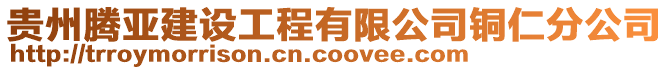 貴州騰亞建設工程有限公司銅仁分公司