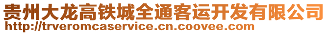 貴州大龍高鐵城全通客運(yùn)開發(fā)有限公司