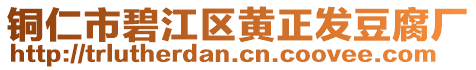 銅仁市碧江區(qū)黃正發(fā)豆腐廠(chǎng)