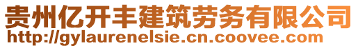 貴州億開豐建筑勞務有限公司