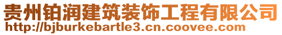 貴州鉑潤建筑裝飾工程有限公司