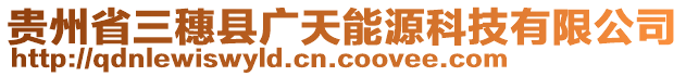 貴州省三穗縣廣天能源科技有限公司